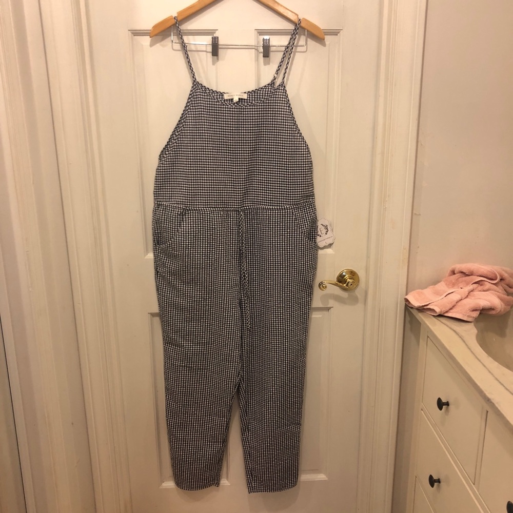 Super cute gingham jumpsuit